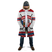 Czech Republic Ice Hockey Custom Cloak Czechia Lion Shield White Version