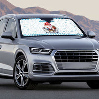 Iceland Christmas Auto Sun Shade Stekkjastaur Sheep-Cote-Clod - Wonder Print Shop