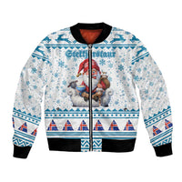 Iceland Christmas Bomber Jacket Stekkjastaur Sheep-Cote-Clod LT19