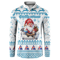 Iceland Christmas Button Sweatshirt Stekkjastaur Sheep-Cote-Clod LT19