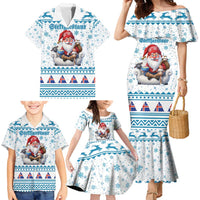 Iceland Christmas Family Matching Mermaid Dress and Hawaiian Shirt Stekkjastaur Sheep-Cote-Clod LT19