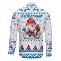 Iceland Christmas Family Matching Off The Shoulder Long Sleeve Dress and Hawaiian Shirt Stekkjastaur Sheep-Cote-Clod LT19