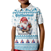 Iceland Christmas Kid Polo Shirt Stekkjastaur Sheep-Cote-Clod LT19