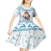 Iceland Christmas Kid Short Sleeve Dress Stekkjastaur Sheep-Cote-Clod LT19