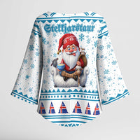 Iceland Christmas Kimono Sleeve Blouse Stekkjastaur Sheep-Cote-Clod LT19