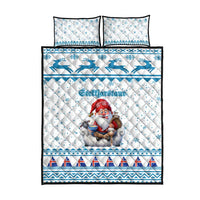 Iceland Christmas Quilt Bed Set Stekkjastaur Sheep-Cote-Clod - Wonder Print Shop