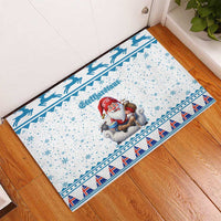 Iceland Christmas Rubber Doormat Stekkjastaur Sheep-Cote-Clod - Wonder Print Shop