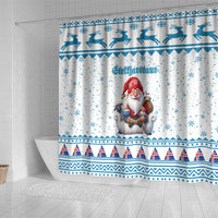 Iceland Christmas Shower Curtain Stekkjastaur Sheep-Cote-Clod - Wonder Print Shop