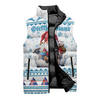 Iceland Christmas Sleeveless Puffer Jacket Stekkjastaur Sheep-Cote-Clod LT19