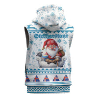 Iceland Christmas Sleeveless Zip Hoodie Stekkjastaur Sheep-Cote-Clod LT19