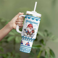 Iceland Christmas Tumbler With Handle Stekkjastaur Sheep-Cote-Clod - Wonder Print Shop