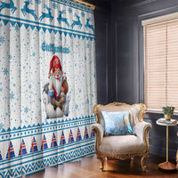 Iceland Christmas Window Curtain Stekkjastaur Sheep-Cote-Clod - Wonder Print Shop