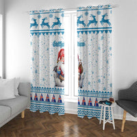 Iceland Christmas Window Curtain Stekkjastaur Sheep-Cote-Clod - Wonder Print Shop