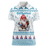 Iceland Christmas Women Polo Shirt Stekkjastaur Sheep-Cote-Clod LT19