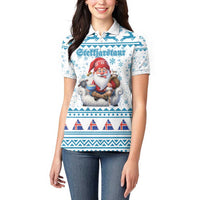 Iceland Christmas Women Polo Shirt Stekkjastaur Sheep-Cote-Clod LT19