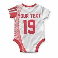 Custom Poland Volleyball 2026 Baby Onesie Polska Siatkowka 3 Time Champions