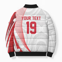 Custom Poland Volleyball 2026 Bomber Puffer Jacket Polska Siatkowka 3 Time Champions