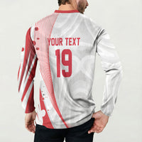 Custom Poland Volleyball 2026 Button Sweatshirt Polska Siatkowka 3 Time Champions