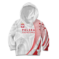 Custom Poland Volleyball 2026 Kid Hoodie Polska Siatkowka 3 Time Champions
