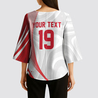 Custom Poland Volleyball 2026 Kimono Sleeve Blouse Polska Siatkowka 3 Time Champions