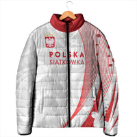 Custom Poland Volleyball 2026 Padded Jacket Polska Siatkowka 3 Time Champions