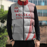 Custom Poland Volleyball 2026 Sleeveless Puffer Jacket Polska Siatkowka 3 Time Champions