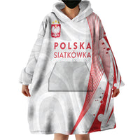 Custom Poland Volleyball 2026 Wearable Blanket Hoodie Polska Siatkowka 3 Time Champions