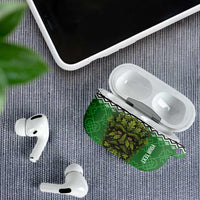Personalized Anglesey Wales Christmas AirPods Case Green Man Celtic Knot - Wonder Print Shop