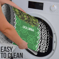 Personalized Anglesey Wales Christmas Bathroom Set Green Man Celtic Knot - Wonder Print Shop