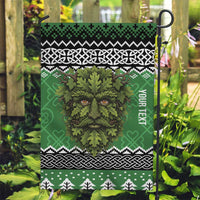 Personalized Anglesey Wales Christmas Garden Flag Green Man Celtic Knot - Wonder Print Shop