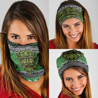 Personalized Anglesey Wales Christmas Neck Gaiter Green Man Celtic Knot - Wonder Print Shop