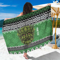 Personalized Anglesey Wales Christmas Sarong Green Man Celtic Knot - Wonder Print Shop