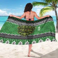 Personalized Anglesey Wales Christmas Sarong Green Man Celtic Knot - Wonder Print Shop
