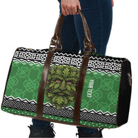 Personalized Anglesey Wales Christmas Travel Bag Green Man Celtic Knot - Wonder Print Shop