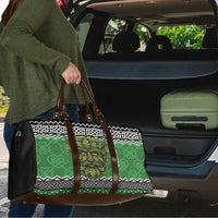 Personalized Anglesey Wales Christmas Travel Bag Green Man Celtic Knot - Wonder Print Shop