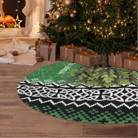 Personalized Anglesey Wales Christmas Tree Skirt Green Man Celtic Knot - Wonder Print Shop