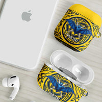 Personalized Brecknockshire Wales AirPods Case Welsh Celtic Bat And Swords Design - Wonder Print Shop