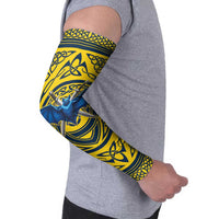 Personalized Brecknockshire Wales Arm Sleeves Welsh Celtic Bat And Swords Design - Wonder Print Shop