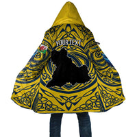 Personalized Brecknockshire Wales Cloak Welsh Celtic Bat And Swords Design - Wonder Print Shop