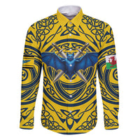 Personalized Brecknockshire Wales Family Matching Puletasi and Hawaiian Shirt Welsh Celtic Bat And Swords Design - Wonder Print Shop