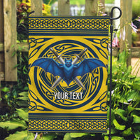 Personalized Brecknockshire Wales Garden Flag Welsh Celtic Bat And Swords Design - Wonder Print Shop