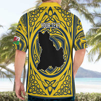 Personalized Brecknockshire Wales Hawaiian Shirt Welsh Celtic Bat And Swords Design - Wonder Print Shop