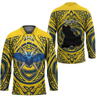 Personalized Brecknockshire Wales Hockey Jersey Welsh Celtic Bat And Swords Design - Wonder Print Shop
