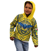 Personalized Brecknockshire Wales Kid Hoodie Welsh Celtic Bat And Swords Design - Wonder Print Shop