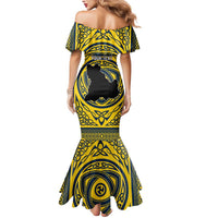 Personalized Brecknockshire Wales Mermaid Dress Welsh Celtic Bat And Swords Design - Wonder Print Shop