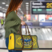Personalized Brecknockshire Wales Travel Bag Welsh Celtic Bat And Swords Design - Wonder Print Shop