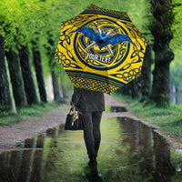 Personalized Brecknockshire Wales Umbrella Welsh Celtic Bat And Swords Design - Wonder Print Shop