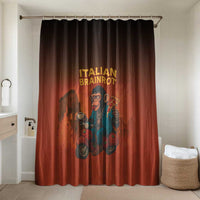 Italian Brainrot Meme Bathroom Set Chaotic Chimp Mobster Vespa Ride - Wonder Print Shop