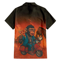 Italian Brainrot Meme Family Matching Puletasi and Hawaiian Shirt Chaotic Chimp Mobster Vespa Ride - Wonder Print Shop