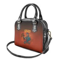 Italian Brainrot Meme Shoulder Handbag Chaotic Chimp Mobster Vespa Ride - Wonder Print Shop
